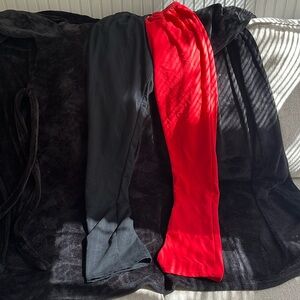 Split stacked multicolor pants